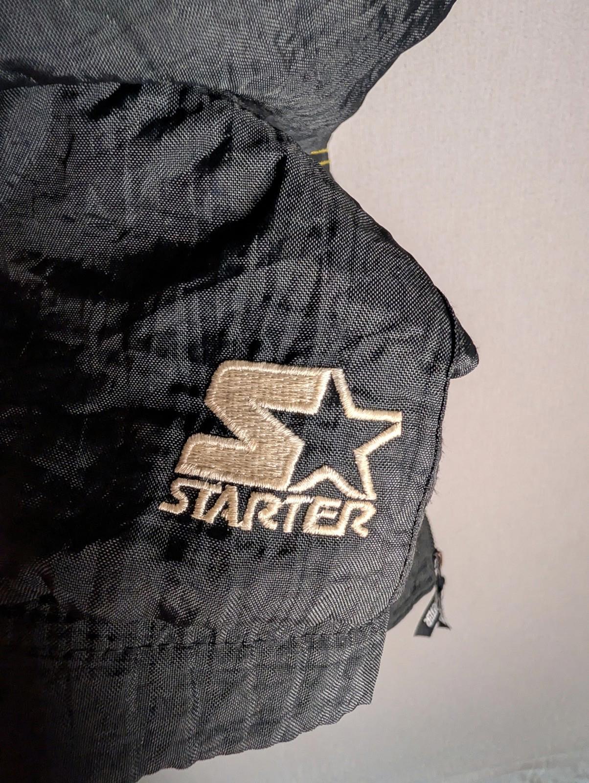Starter Pittsburgh Steelers NFL Pro Line 1/2 Zip Pullover Jacket Large Black - Image 4