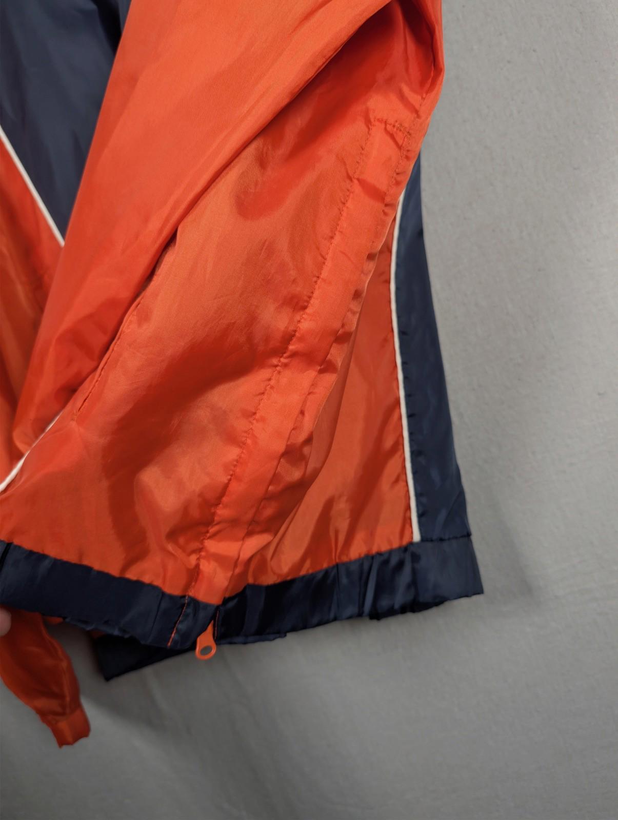 Vintage 00s Denver Broncos G-III NFL V Neck Pullover Jacket Navy Orange Large - Image 5