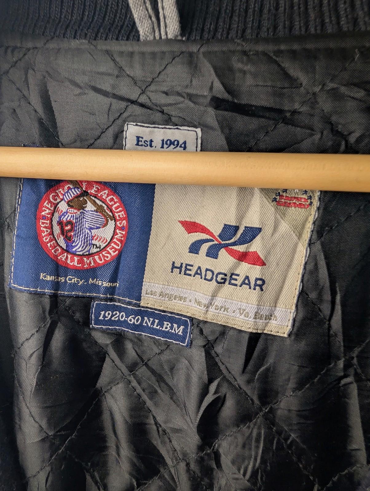 Vintage 90s Headgear Detroit Negro Leagues NLBM Baseball Wool Jacket XXL RARE! - Image 8