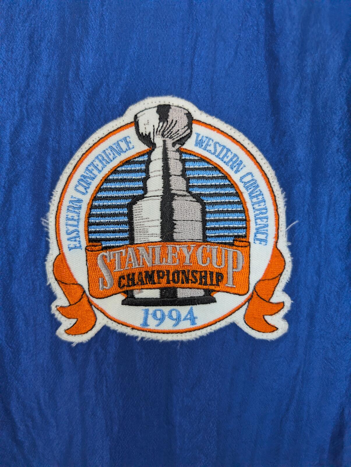 Starter New York Rangers NHL Jacket XL Blue Stanley Cup 1994 Vintage USA Made - Image 4