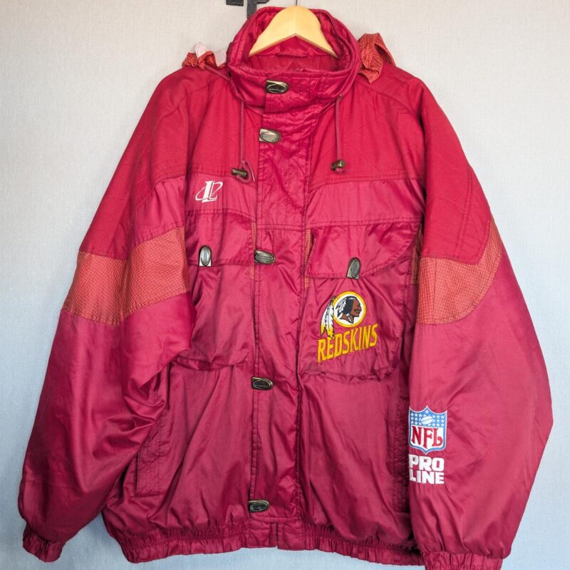 Logo Athletic Washington Redskins NFL Puffer Jacket XL Vintage 90s