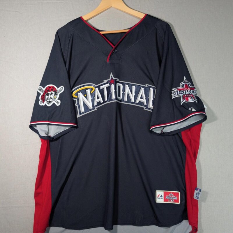 Pittsburgh Pirates #47 Evan Meek Majestic National All Star Game 2010 XXL Jersey