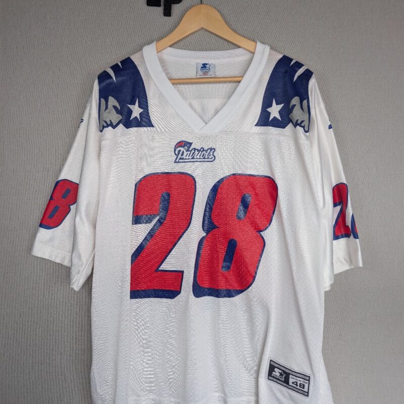 Starter New England Patriots Curtis Martin #28 NFL Size 48 Large Jersey